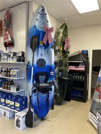 Solo Blue & White Kayak